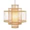 Hello Honey® 19.5" Boho Tiered Bamboo Chandelier